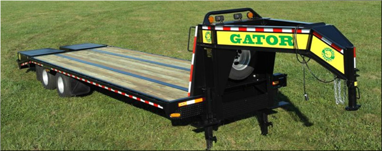 GOOSENECK TRAILER 30ft tandem dual - all heavy-duty equipment trailers special priced  Carroll County, Ohio