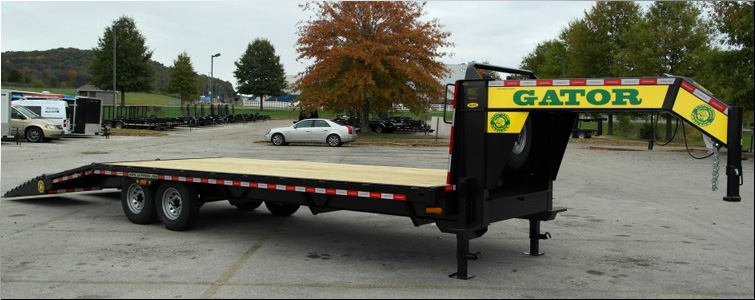 Gooseneck flat bed trailer for sale14k  Carroll County, Ohio